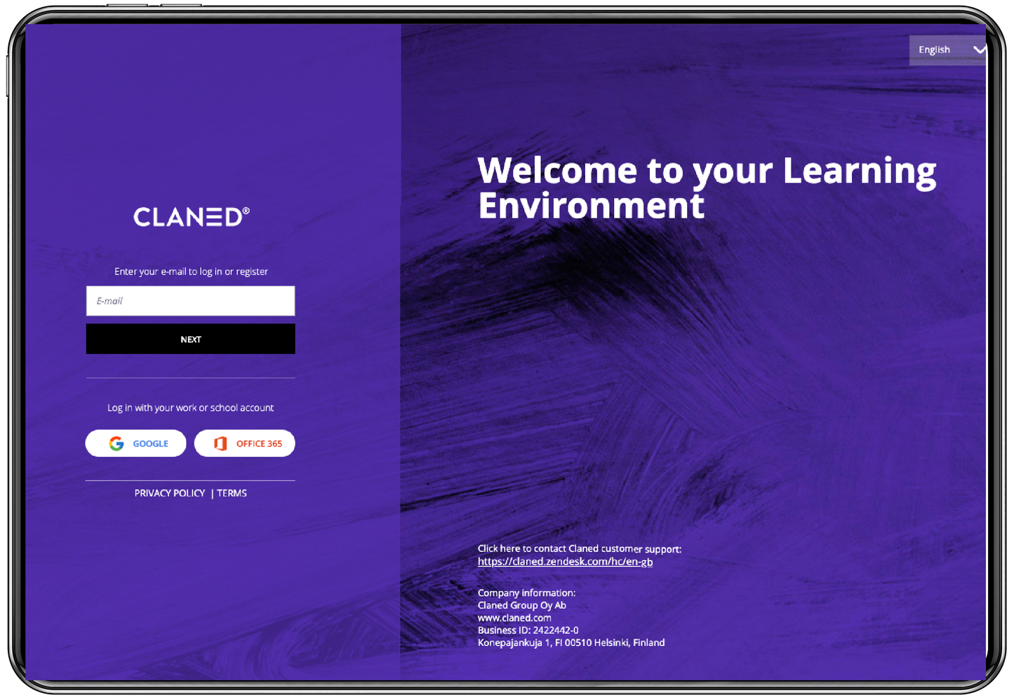 Claned-oppimisalustan käyttäjälisenssi (12 kuukautta)